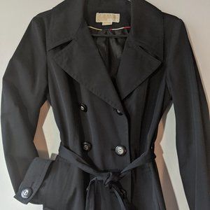 Michael Kors Light Trench or Rain Coat Black Sz M